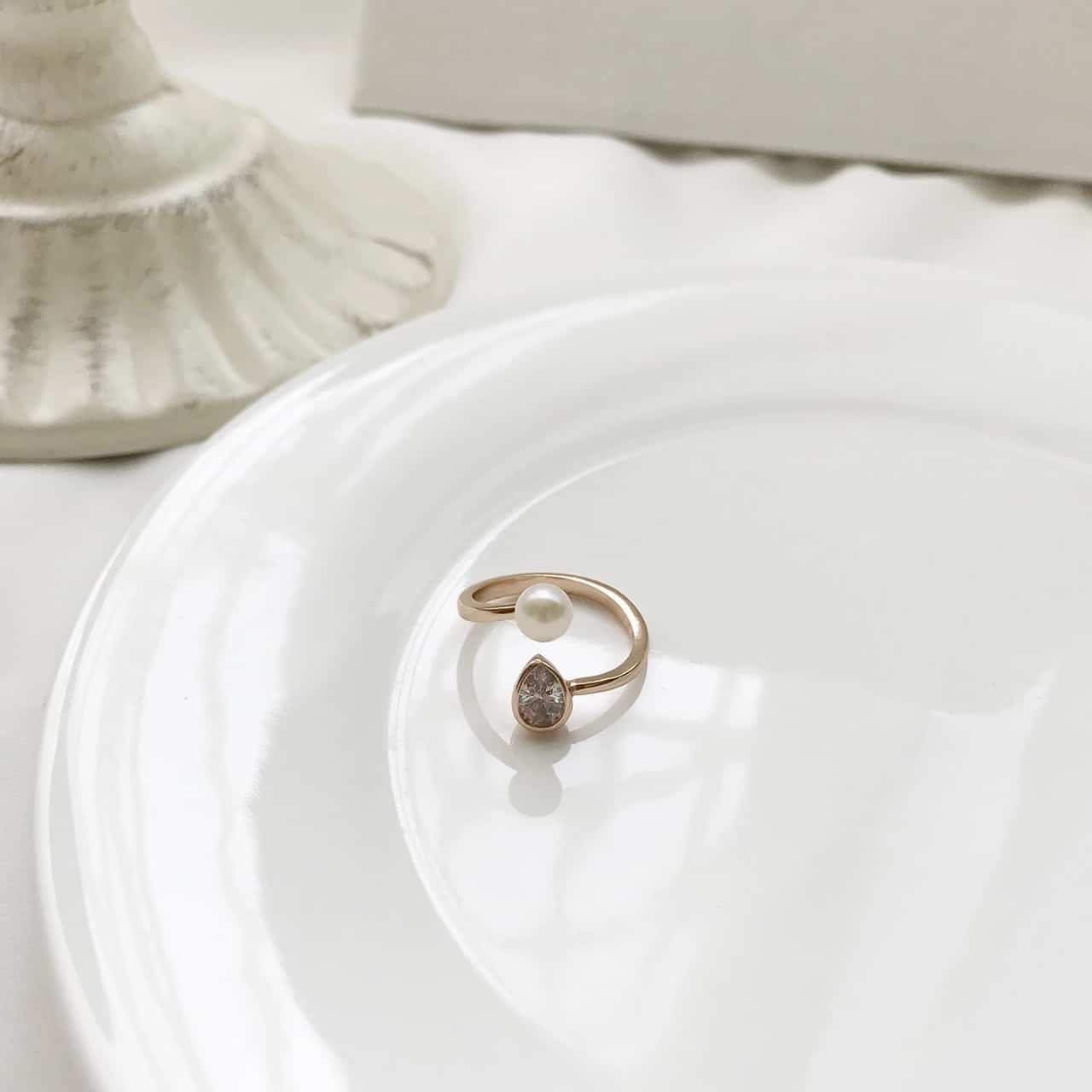 LOREE Ring (925 Sterling Silver with 14K Gold Plating) - Dear Me Jewelry