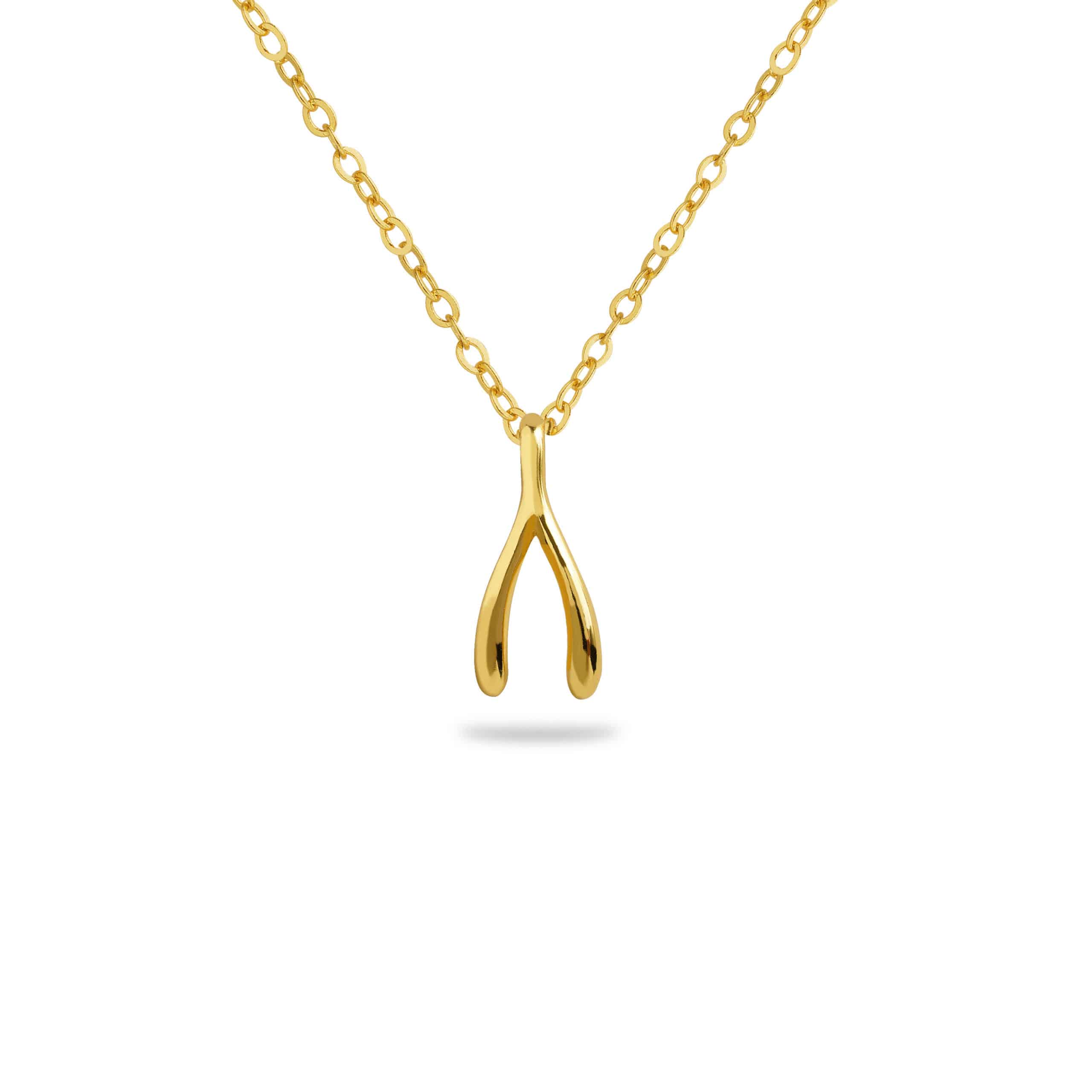 Wishbone Necklace - Dear Me Jewelry