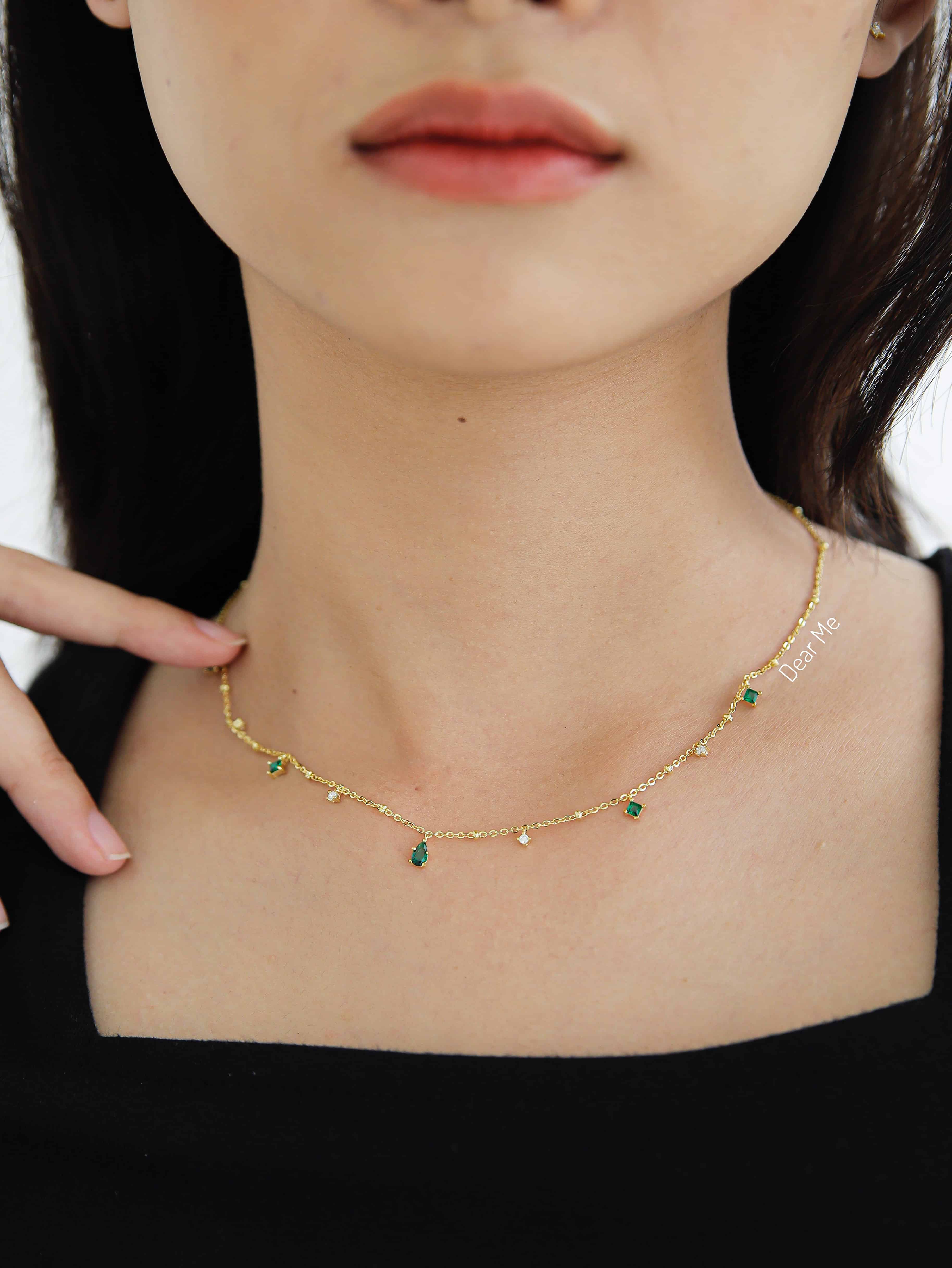 Veronica Necklace (925 Sterling Silver with 18K Gold Plating) - Dear Me ...