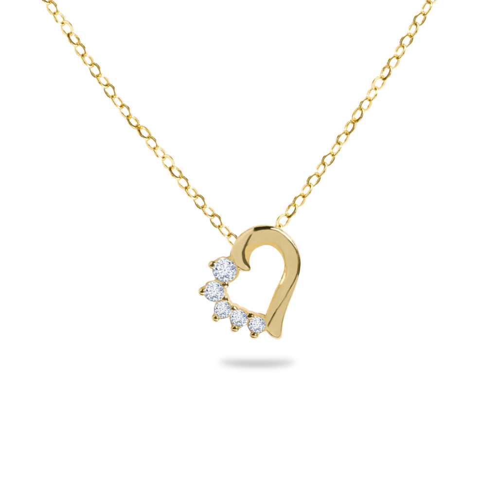 Alina Necklace (925 Sterling Silver with 14K Gold Plating) - Dear Me ...